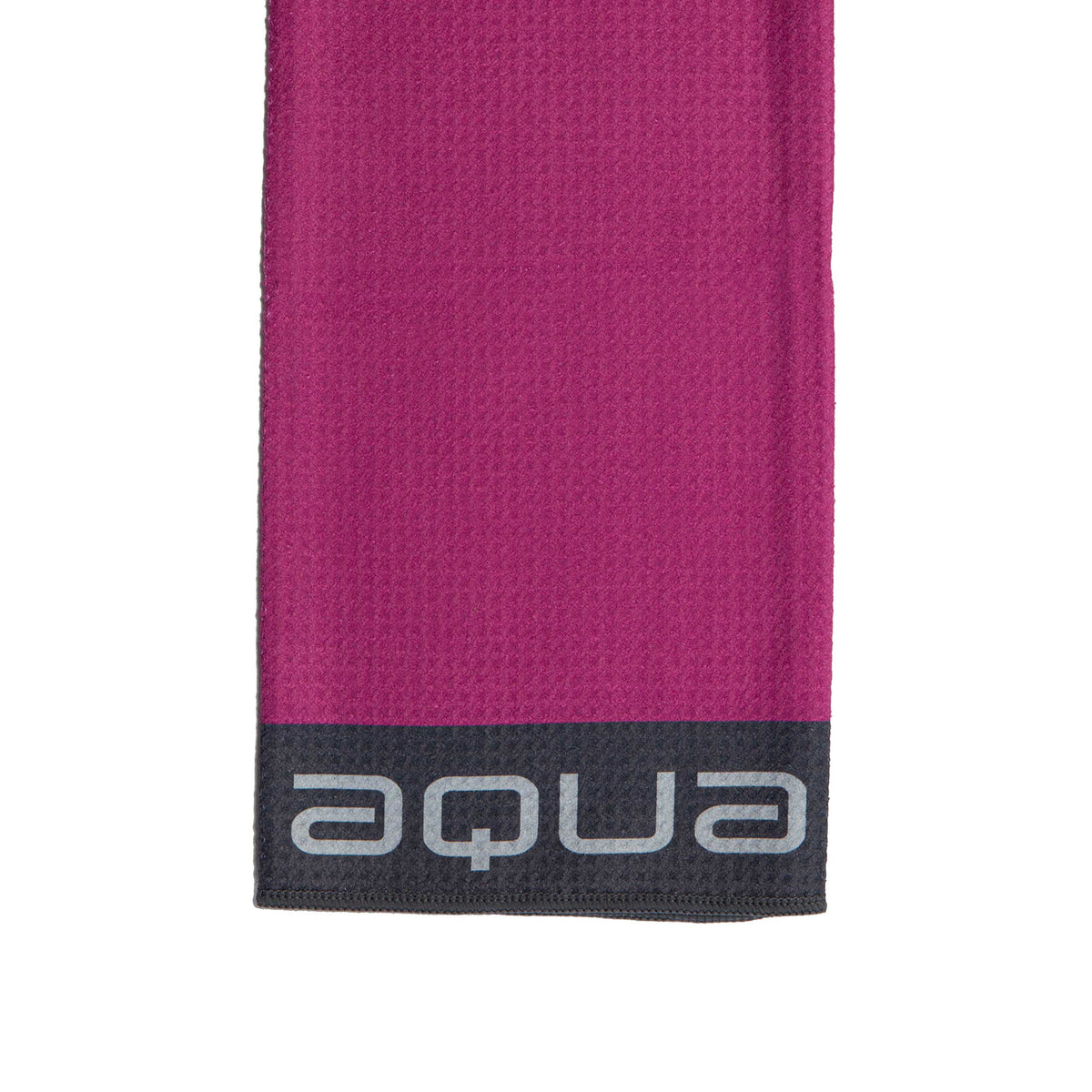 BIG MAX AQUA Trifold Towel, fuchsia and charcoal