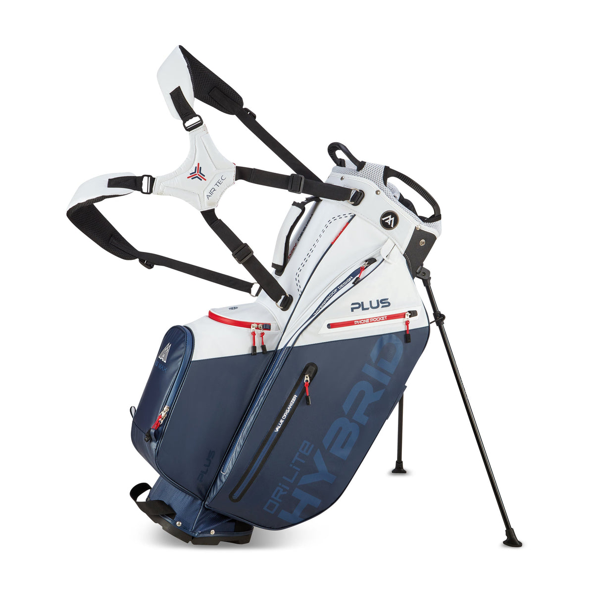 BIG MAX Dri Lite Hybrid Plus, white, navy and red
