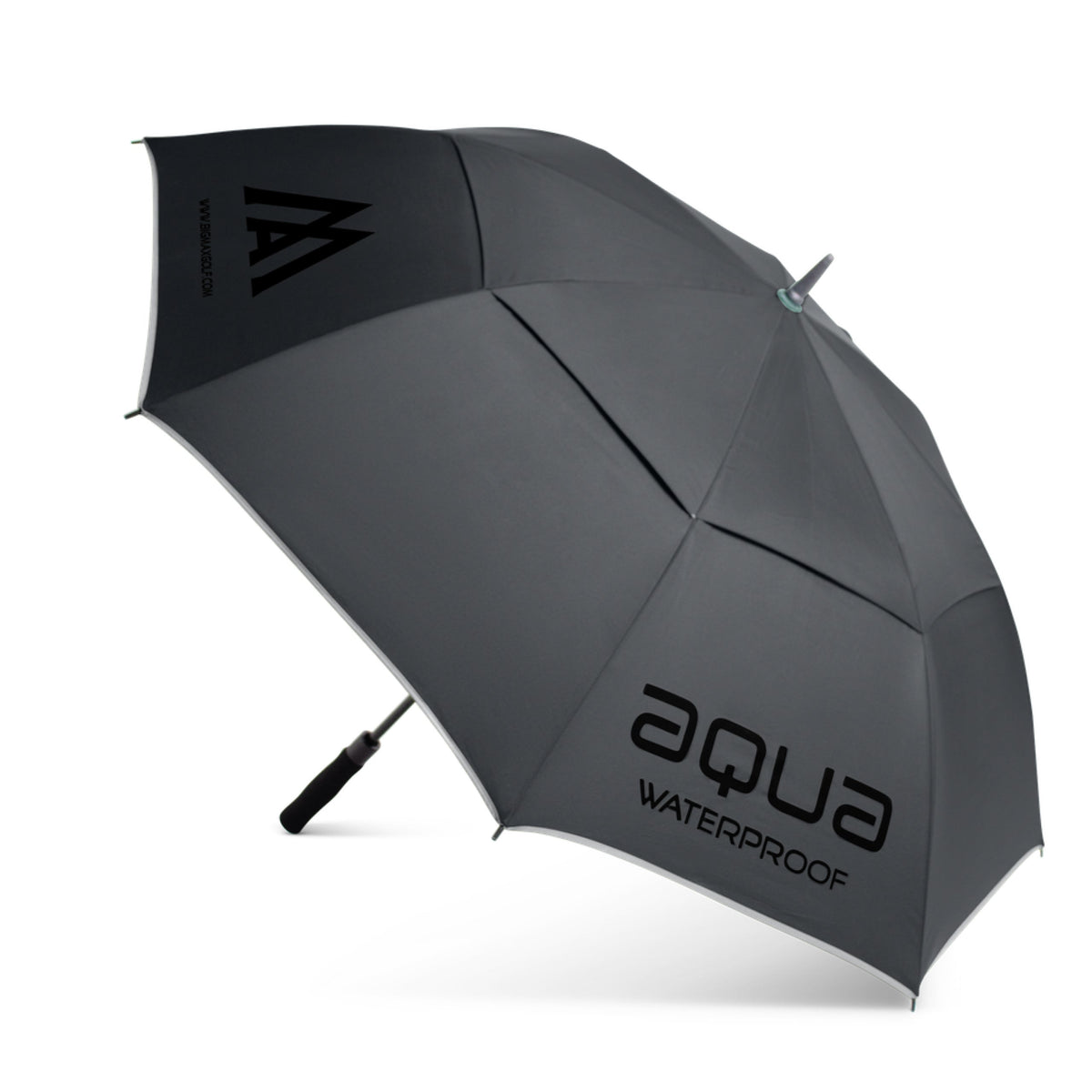BIG MAX AQUA golf umbrella, charcoal and silver