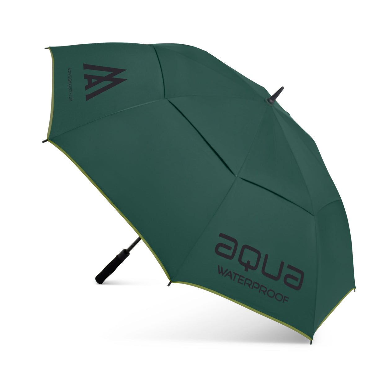 BIG MAX AQUA golf umbrella, forest green and lime