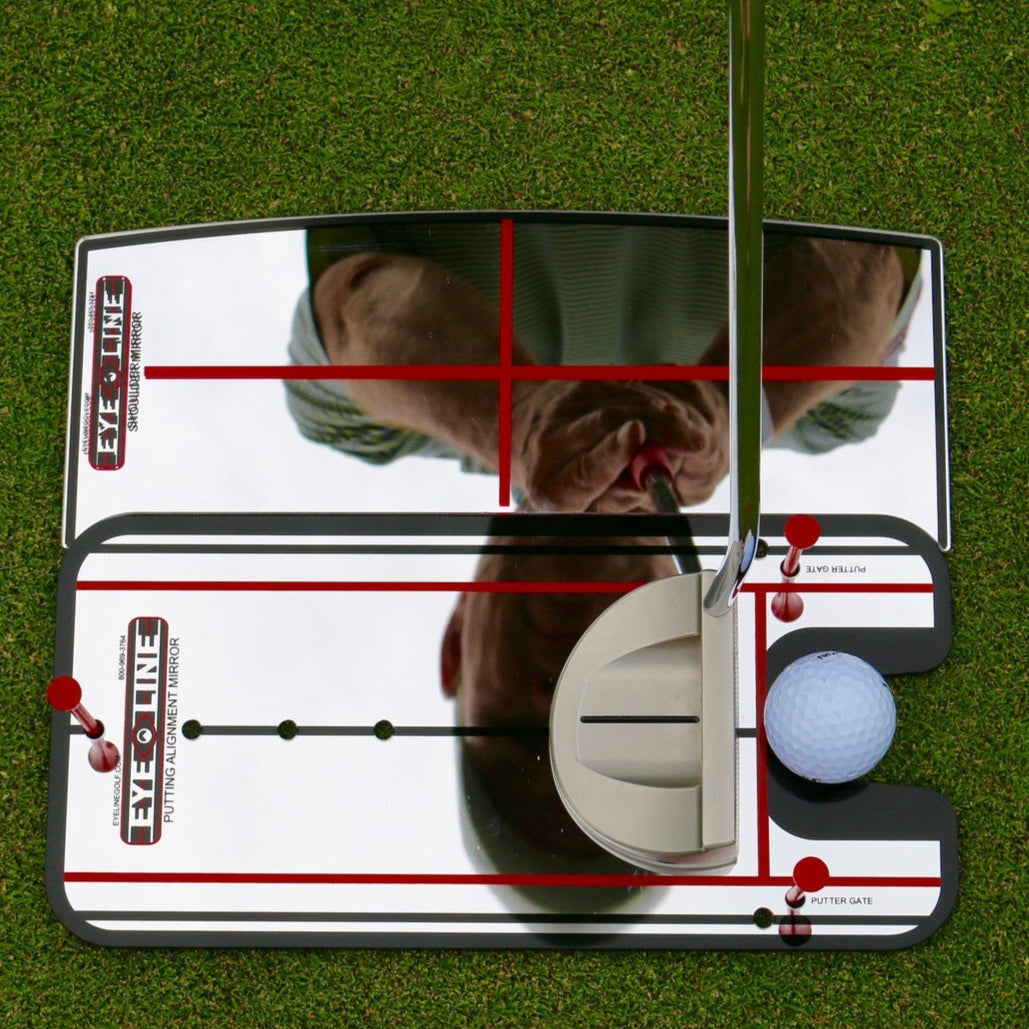 EyeLine Putting Alignment Mirror with the shoulder mirror