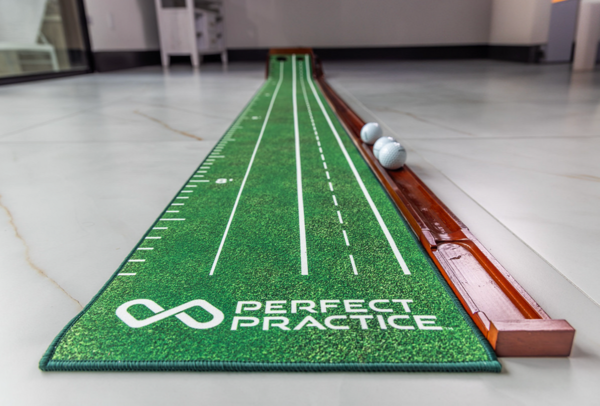 Perfect Practice Putting Mat ball return